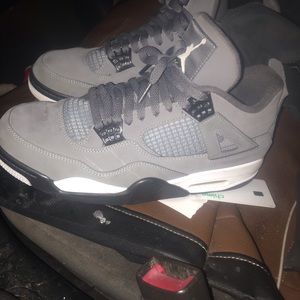 Jordan grey retro 4s size 10.5 men’s